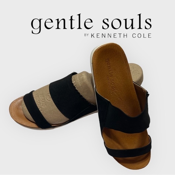 Gentle Souls By Kenneth Cole (EUC) Slide Sandals Size 9.5 - Picture 12 of 12